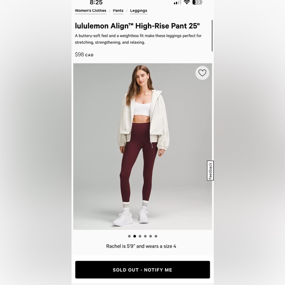 Lululemon leggings - Picture 1 of 2